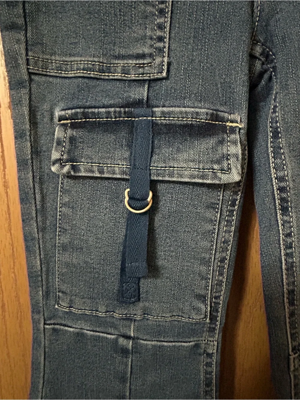 Justice Girl's Cargo Flare w/ Keychain